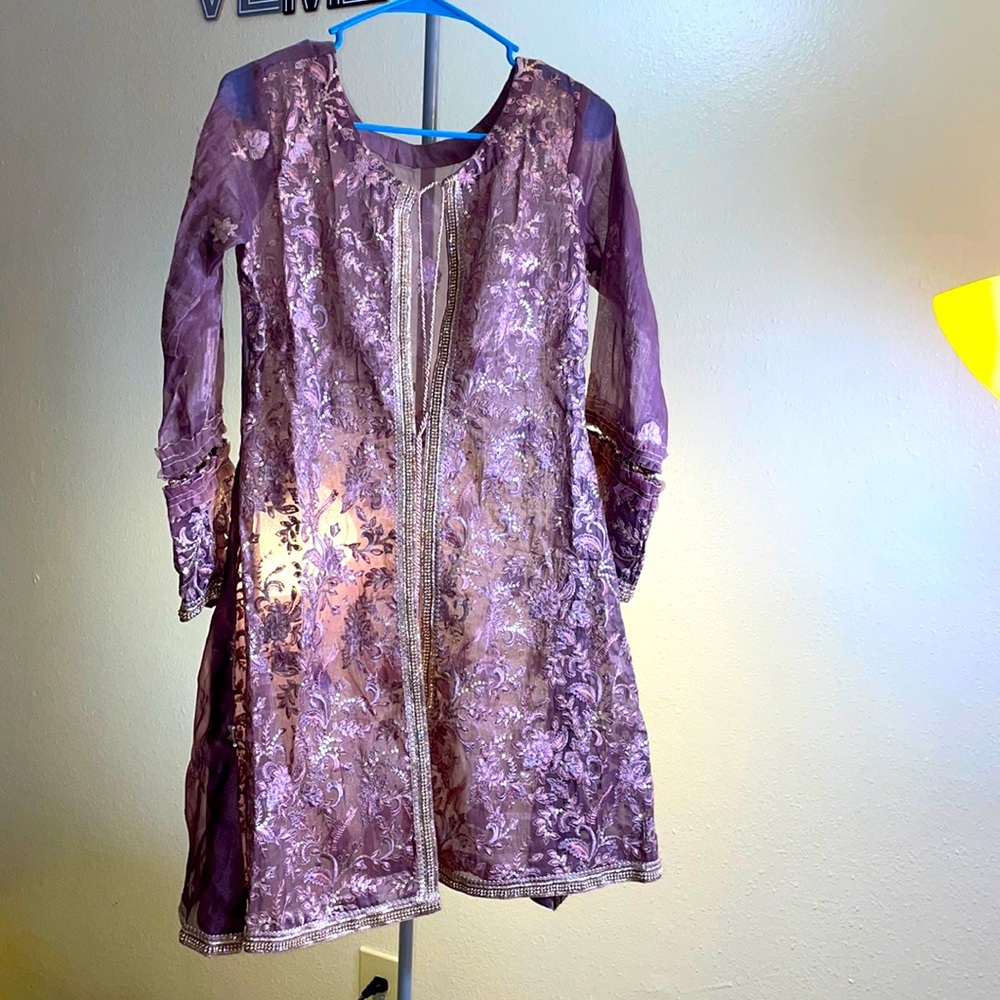 4pc beatiful embroidered dress